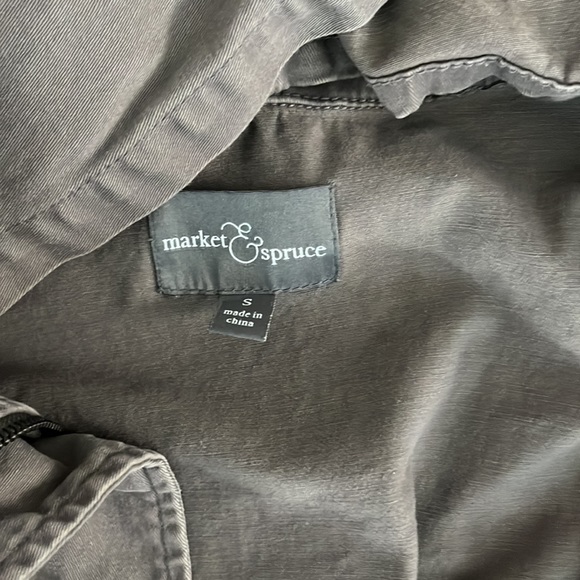 Women’s Gray Market & Spruce Hooded Jacket - Picture 2 of 7